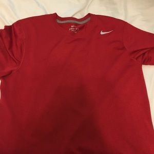 Men’s red longsleeve Nike shirt